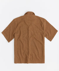 Thumbnail for Jacquard Knit Shirt - Brown