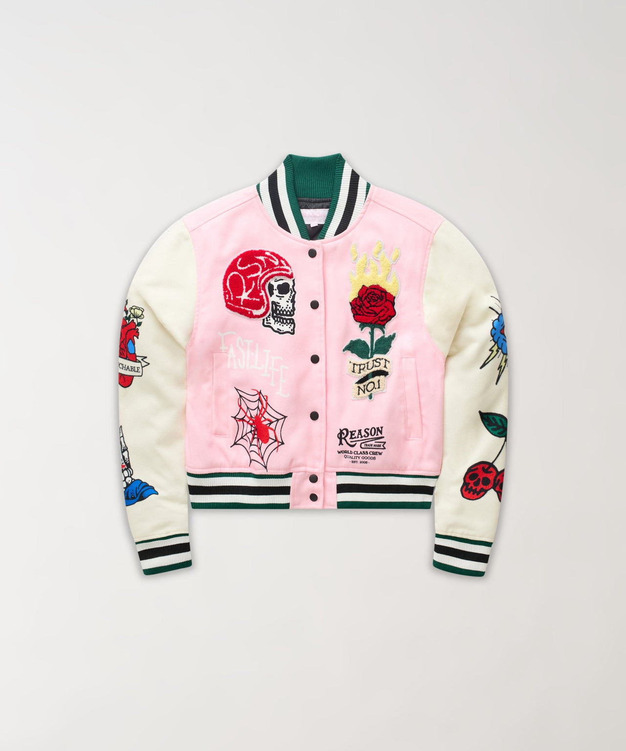 Women Bridges Burn Varsity Jacket