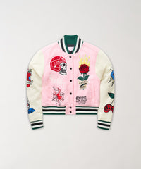 Thumbnail for Women Bridges Burn Varsity Jacket