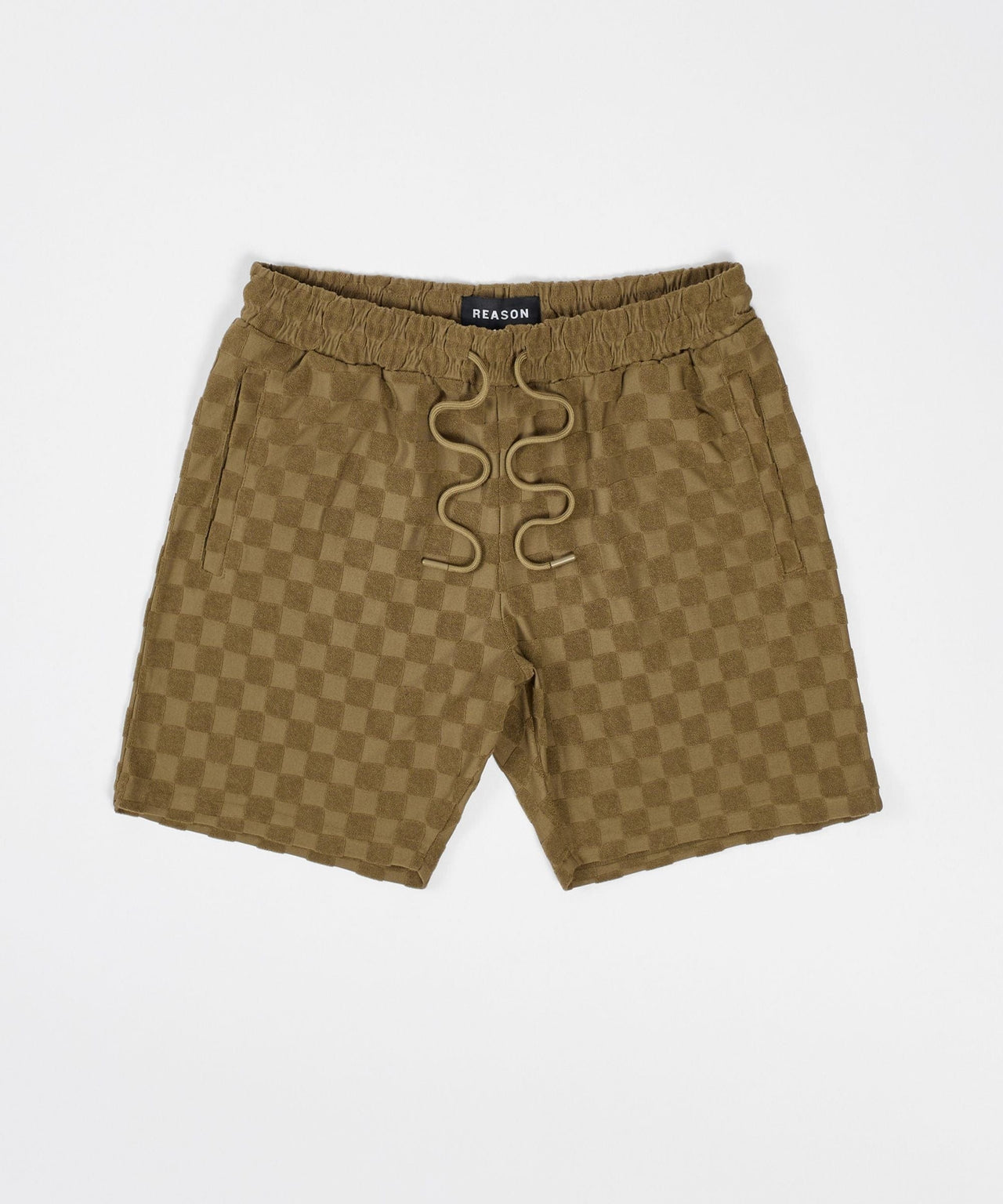 Checkerboard Towel Shorts