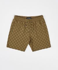 Thumbnail for Checkerboard Towel Shorts
