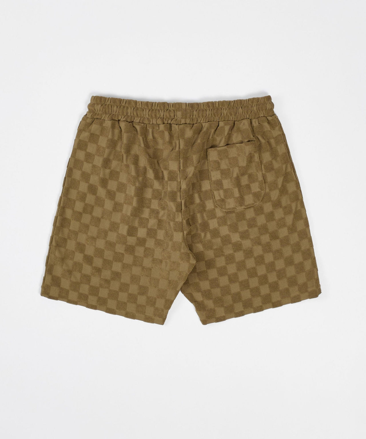 Checkerboard Towel Shorts
