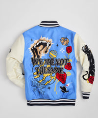 Thumbnail for Not The Same Boys Bomber Jacket - Blue