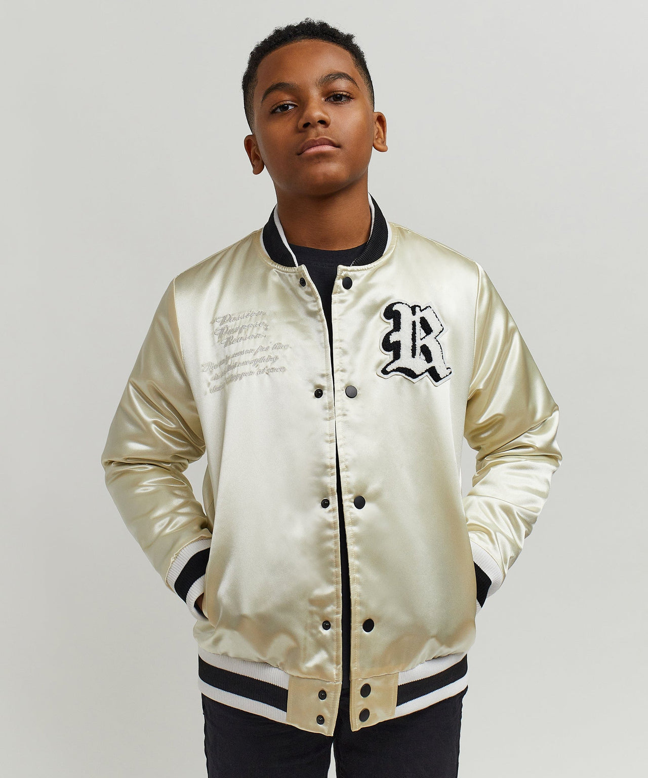 Kids Ply Hard Satin Jacket