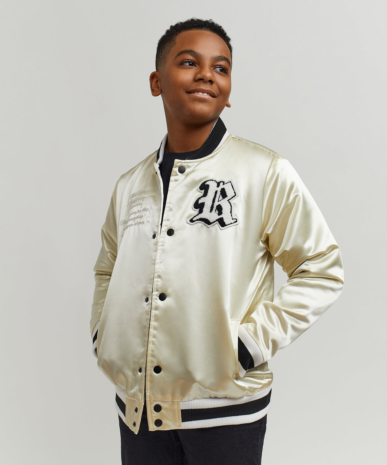 Kids Ply Hard Satin Jacket