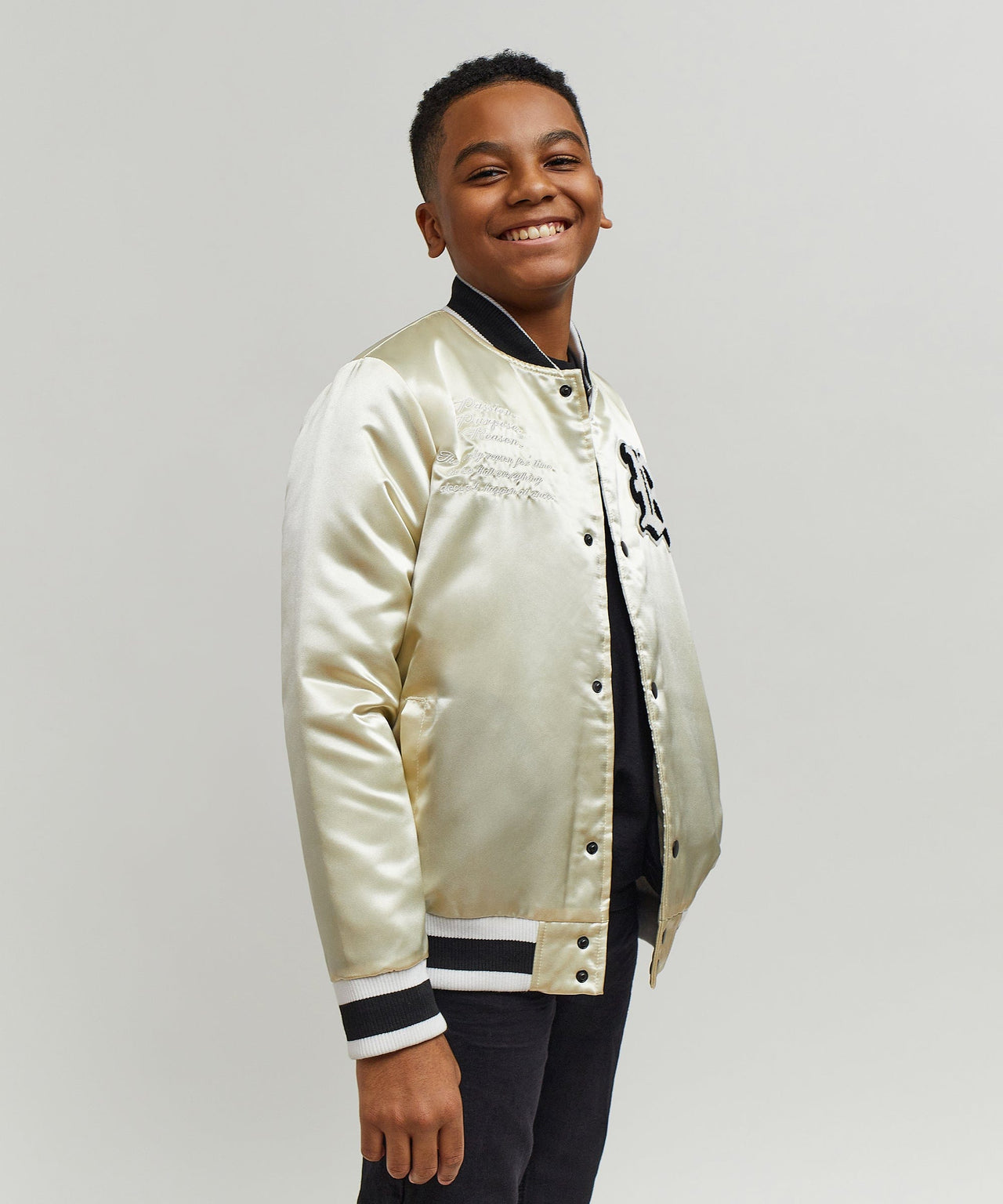 Kids Ply Hard Satin Jacket