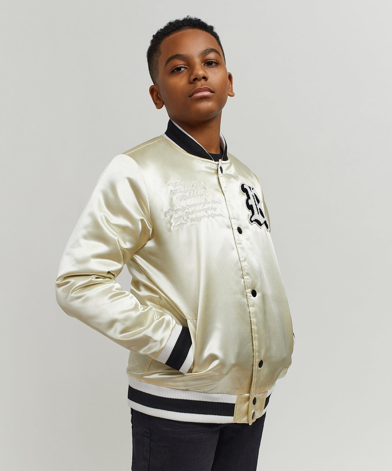 Kids Ply Hard Satin Jacket