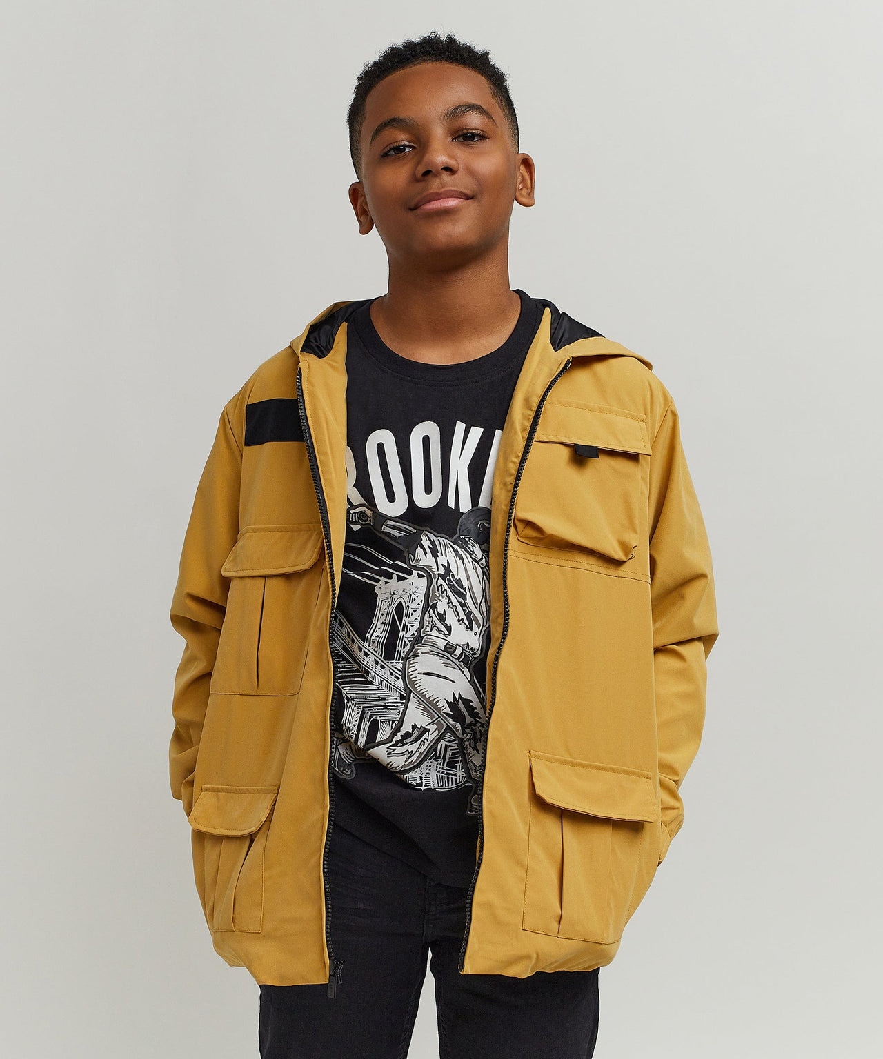 Nylon Cargo Jacket