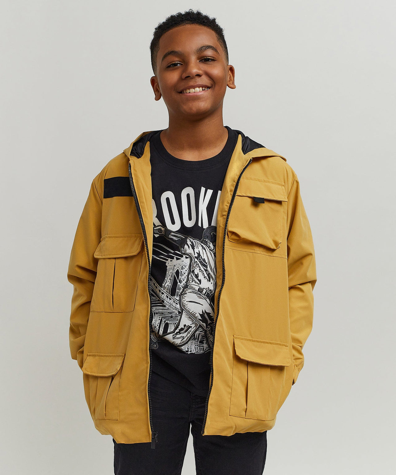 Nylon Cargo Jacket