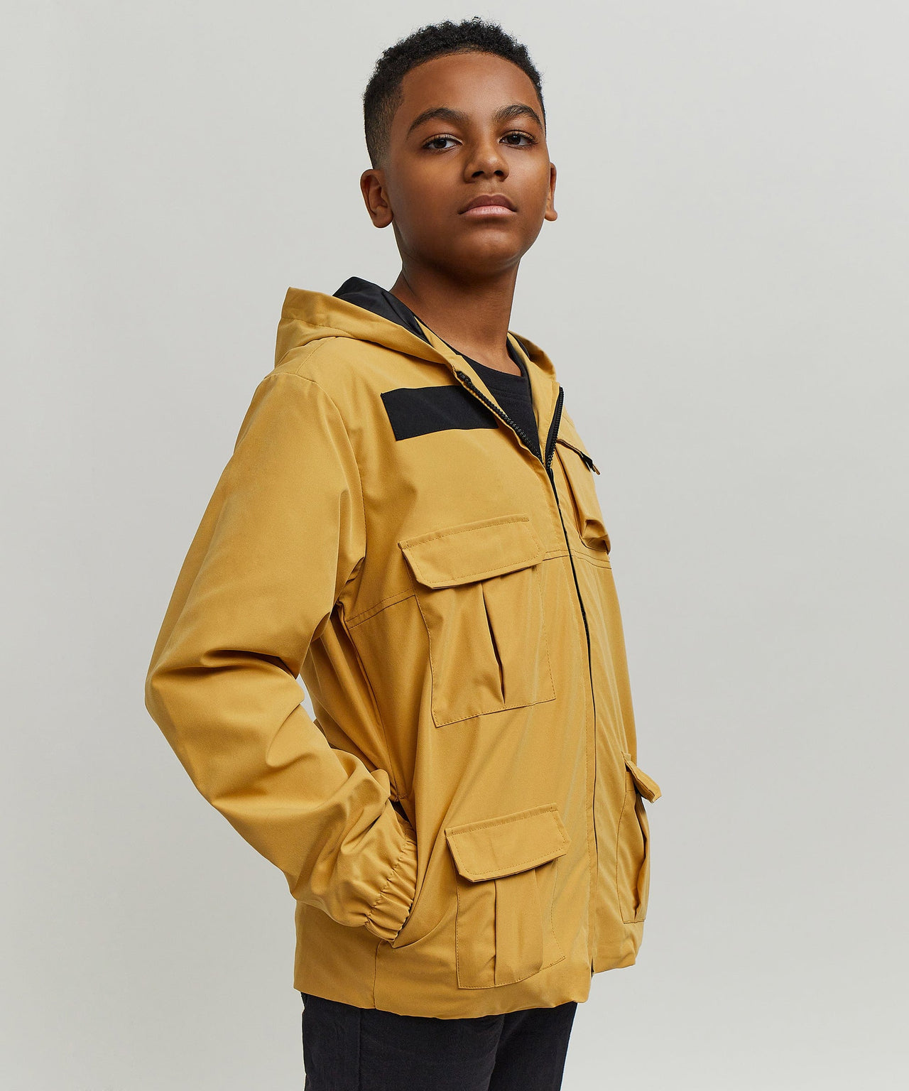 Nylon Cargo Jacket