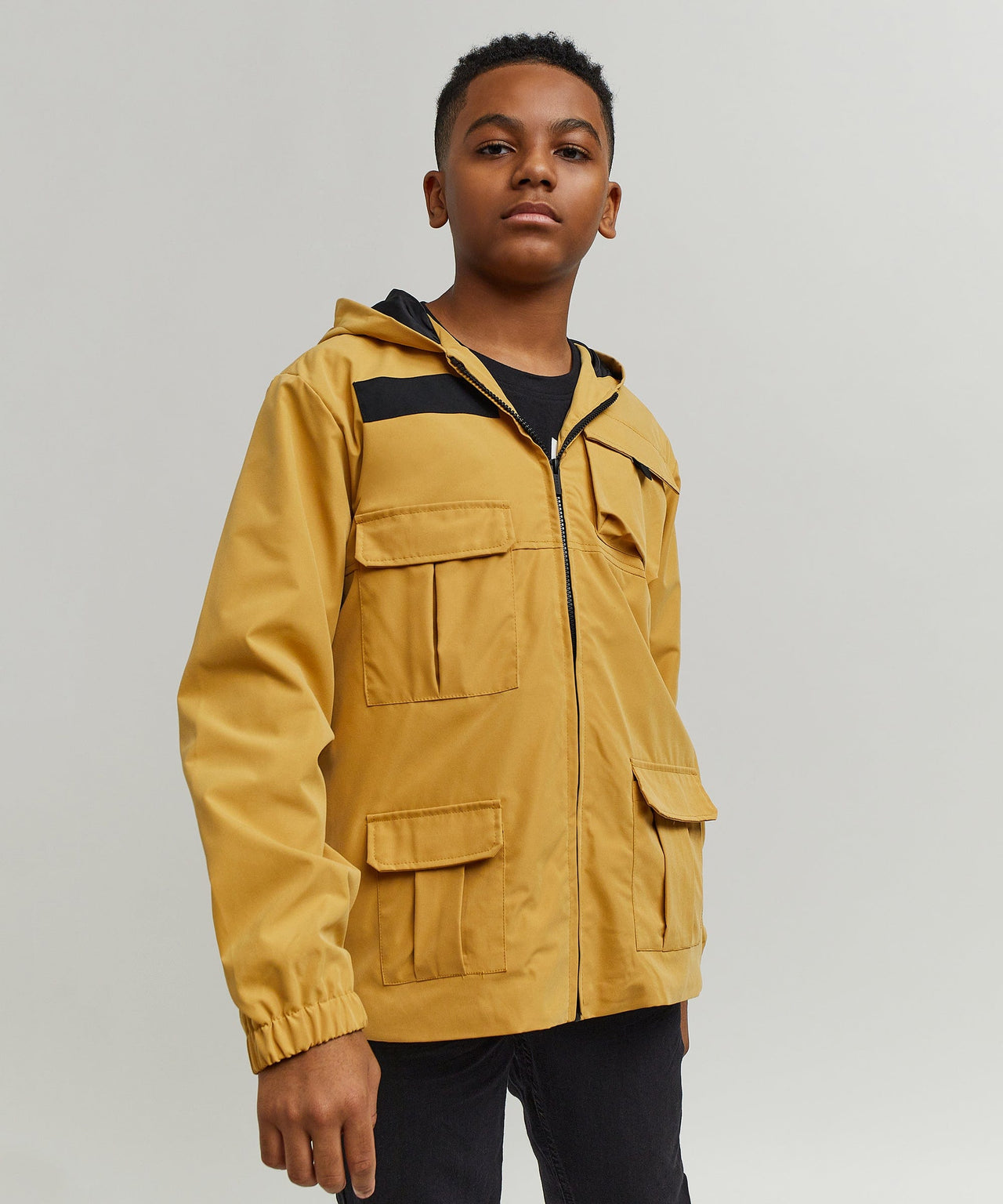 Nylon Cargo Jacket