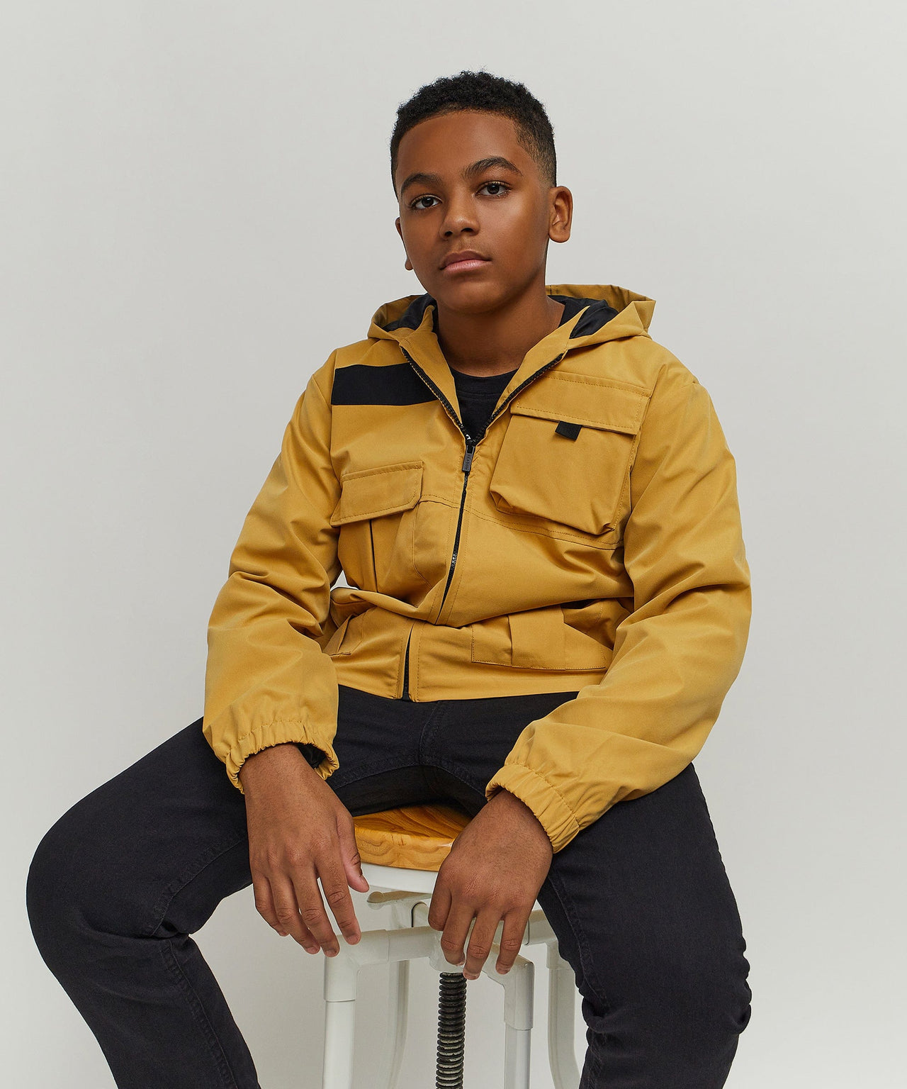 Nylon Cargo Jacket
