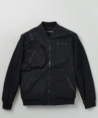 Thumbnail for Tyson Detachable Bag Twill Bomber Jacket