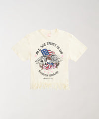 Thumbnail for All We Trust Women's Graphic Short Sleeve T-Shirt