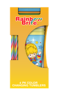Thumbnail for Rainbow Brite RB Color Kids Set Boxed  24oz 4 pack Color Change Plastic Tumbler – 12 pc ppk ($8.00 each)