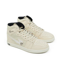 Thumbnail for Flaming Skull Sneakers - Cream
