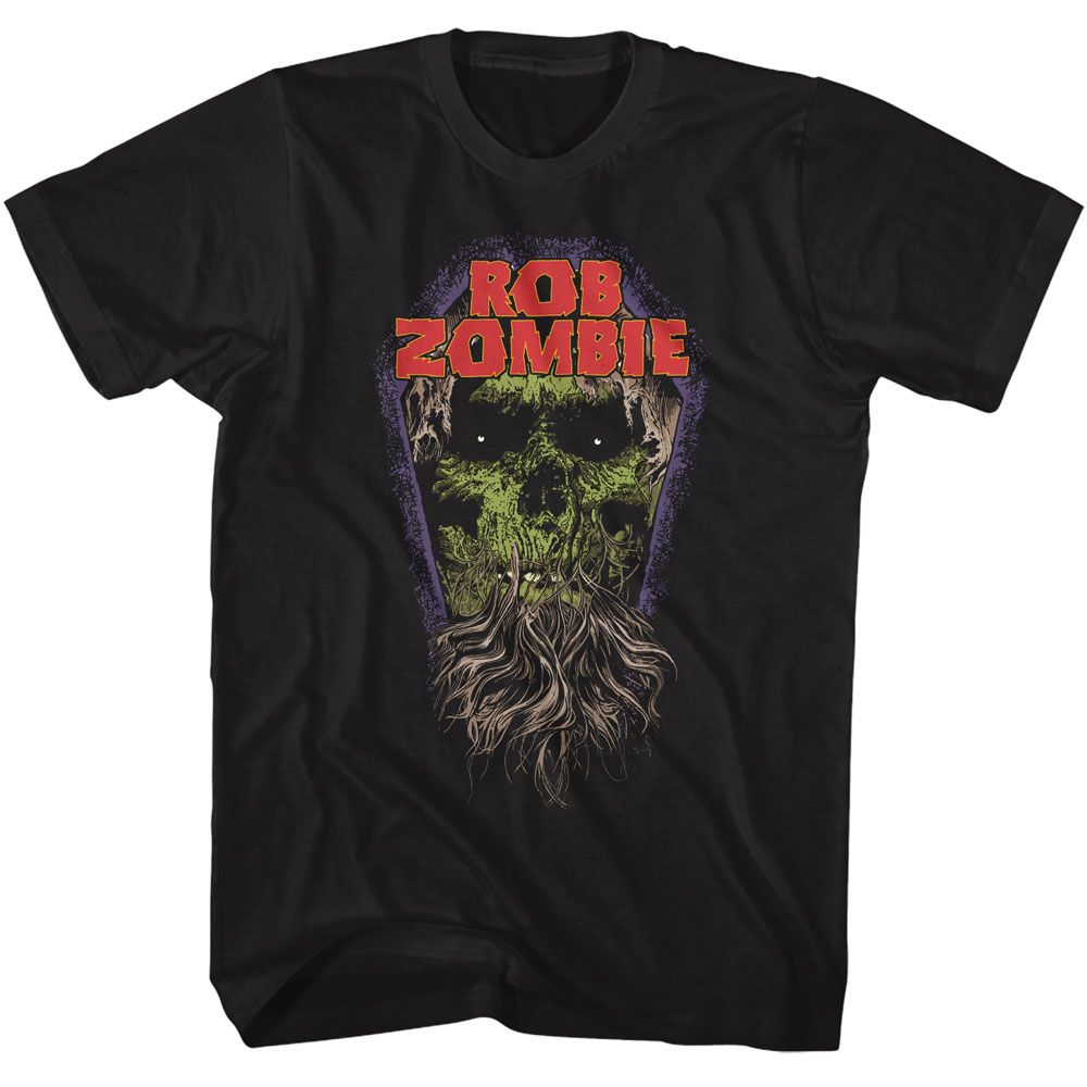 ROB ZOMBIE-ROB ZOMBIE COFFIN ZOMBIE-BLACK ADULT S/S TSHIRT