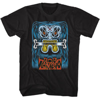 Thumbnail for ROB ZOMBIE-ROB ZOMBIE BLUE BEAST-BLACK ADULT S/S TSHIRT