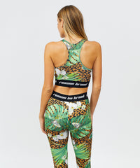 Thumbnail for Jungle Hunt Women's Sports Bra - Multicolor