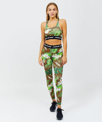 Thumbnail for Jungle Hunt Women's Sports Bra - Multicolor