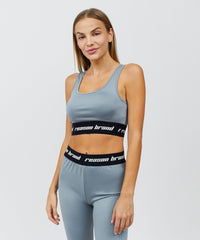 Thumbnail for Cara Women's Sports Bra - Grey
