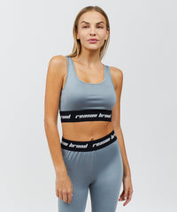 Thumbnail for Cara Women's Sports Bra - Grey