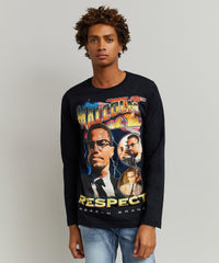Thumbnail for Malcolm X Respect Ls T-Shirt