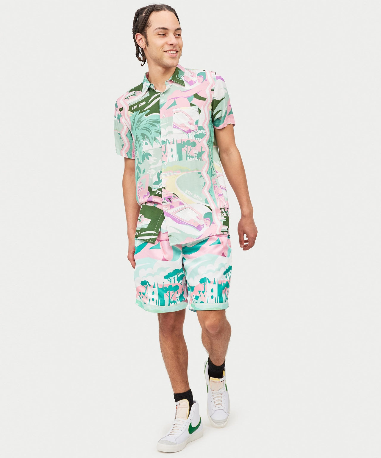 Sail Shirt Shorts Set