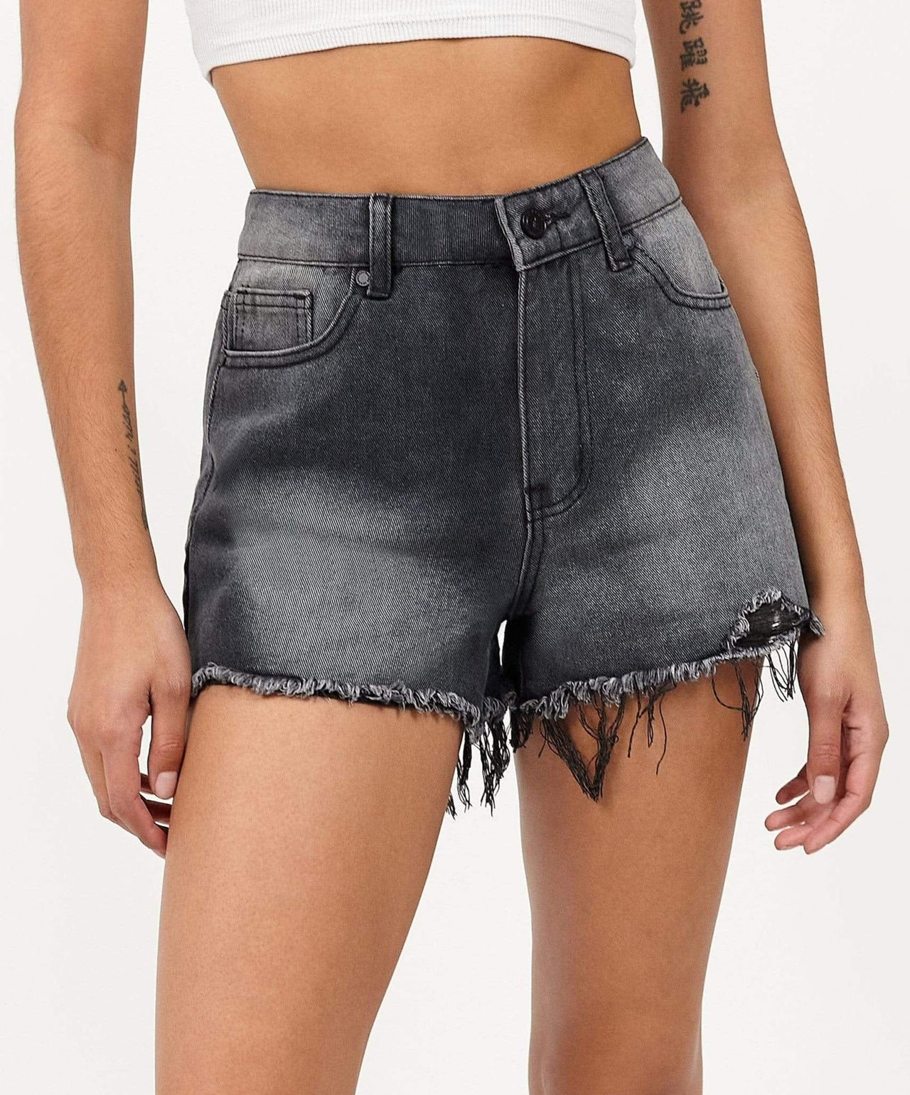Nora Women's Distressed Denim Shorts