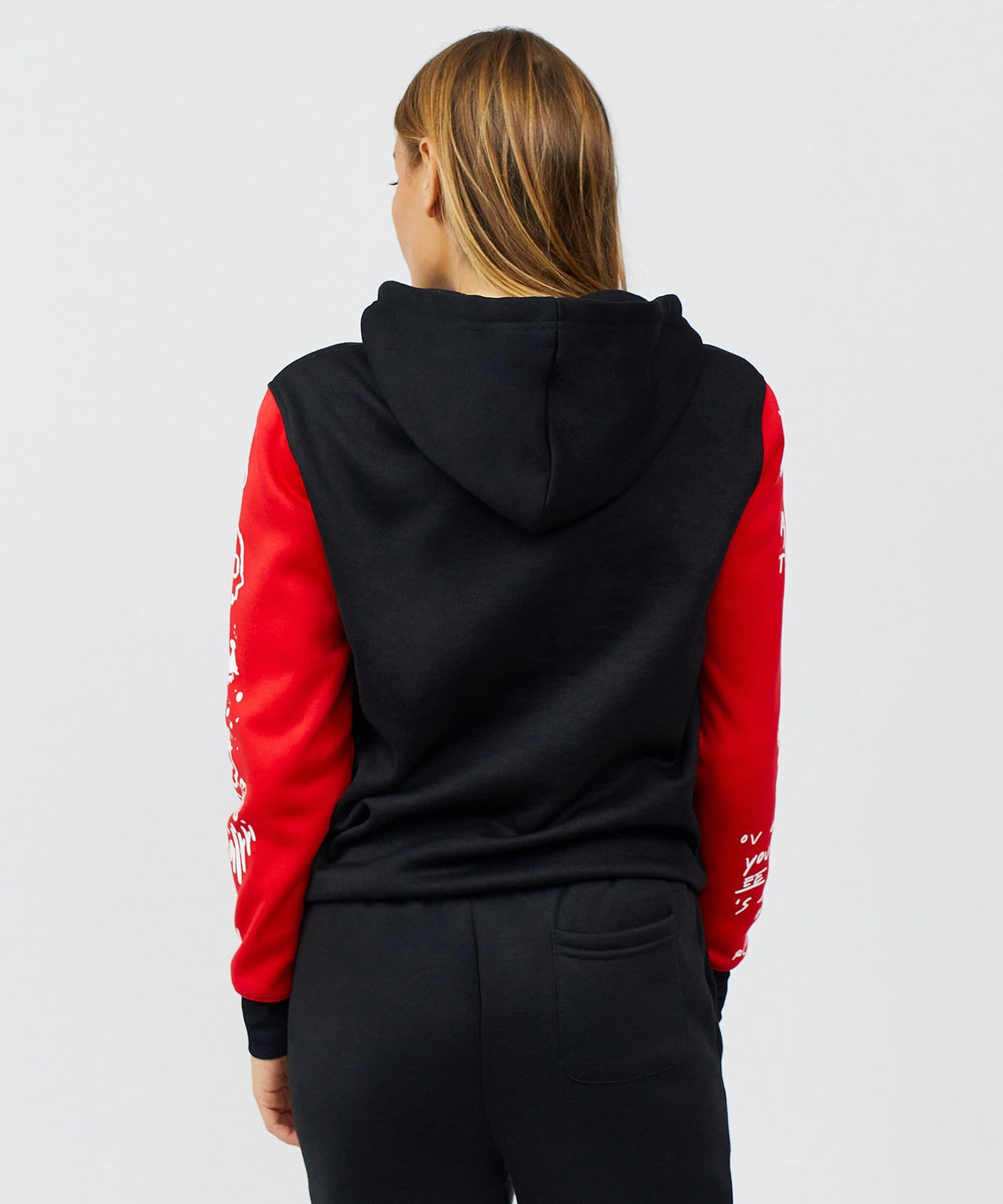 Princeton Women's Graphic Pull-Over Long Sleeve Hoodie - Black