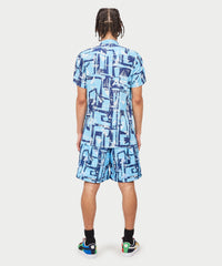 Thumbnail for Aqua Shirt Shorts Set