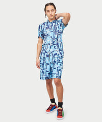 Thumbnail for Aqua Shirt Shorts Set