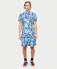 Thumbnail for Aqua Shirt Shorts Set