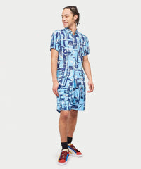 Thumbnail for Aqua Shirt Shorts Set