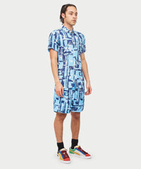 Thumbnail for Aqua Shirt Shorts Set