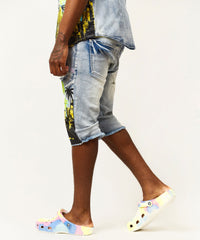 Thumbnail for Wavy Denim Shorts