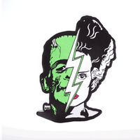 Thumbnail for Frankenstein & Bride Half Face Large Patch(11