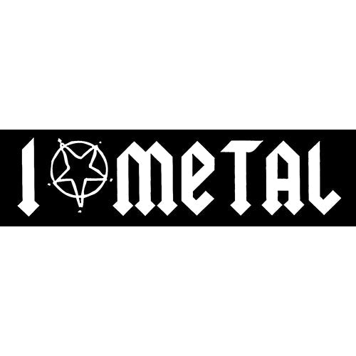 Metal 5.5"x1.5" Sticker - 6 pc prepack