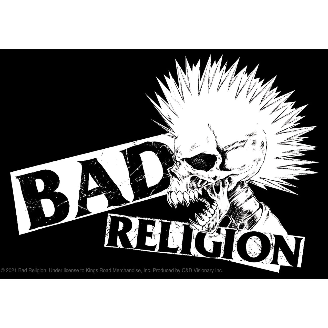 Bad Religion Mohawk 5"x3.5" Sticker - 6 pc prepack