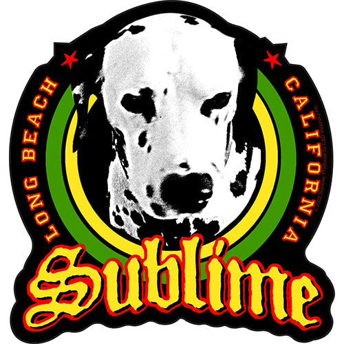 Sublime Lou Dog 4.3"x4.5" Sticker - 6 pc prepack