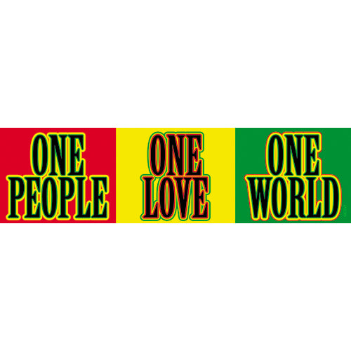 One People 8.25"x2.25" Sticker - 6 pc prepack