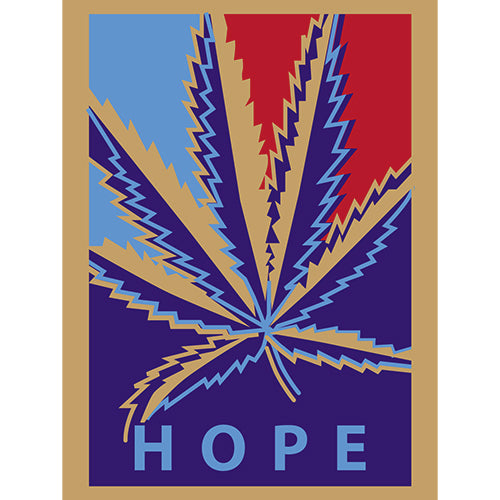 Hope 3.5"x5" Sticker - 6 pc prepack