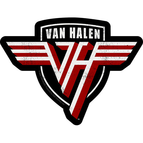 Van Halen Shield Logo 4.2"x5.5" Sticker - 6 pc prepack