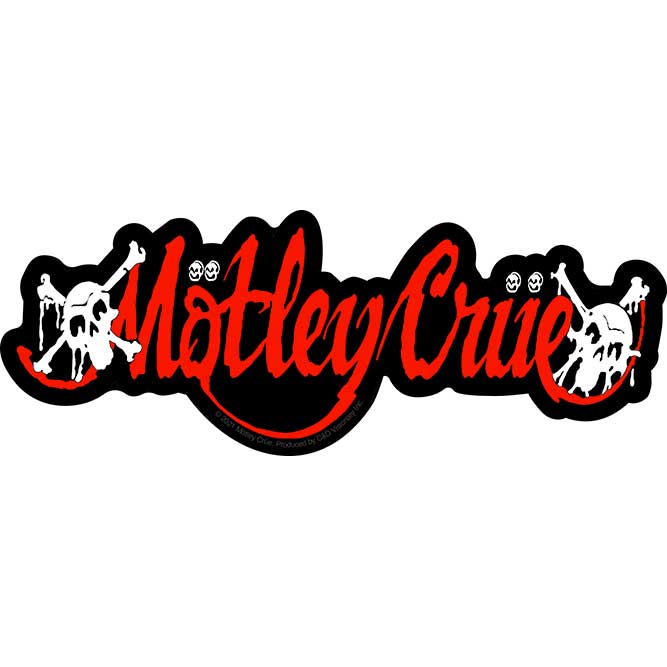 Motley Crue Dr. Feelgood 6â€x2.2"Â Sticker - 6 pc prepack