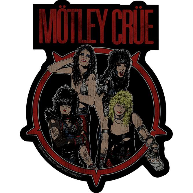 MÃ¶tley CrÃ¼e Group Circle 4.25â - 6 pc prepack