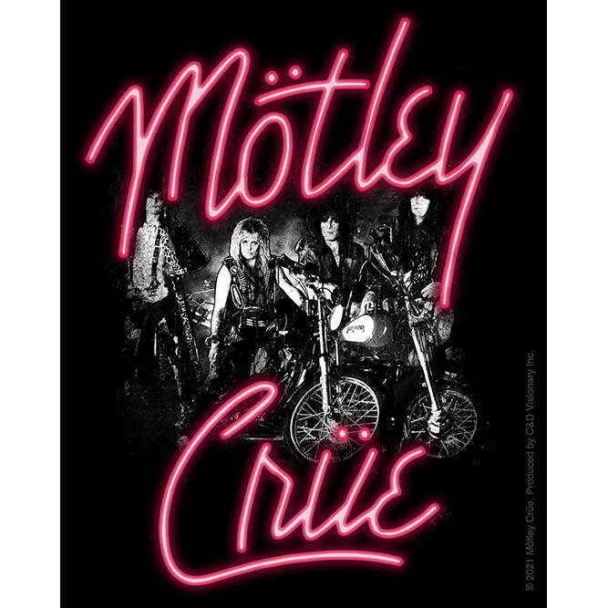 MÃ¶tley CrÃ¼e Pink Neon 4â€x5â€ - 6 pc prepack