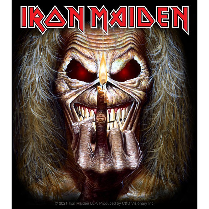 Iron Maiden Candlelight 4"x4.5" Sticker - 6 pc prepack