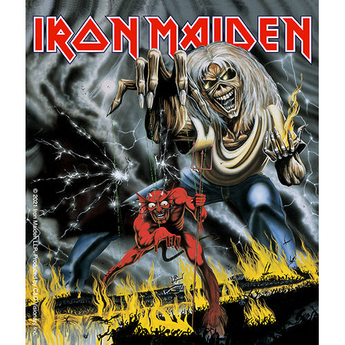 Iron Maiden Number of the Beast 4"x4" Sticker - 6 pc prepack