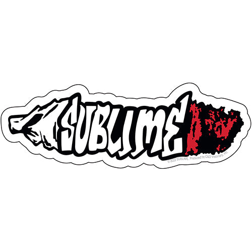 Sublime Joint 6"x2" Sticker - 6 pc prepack