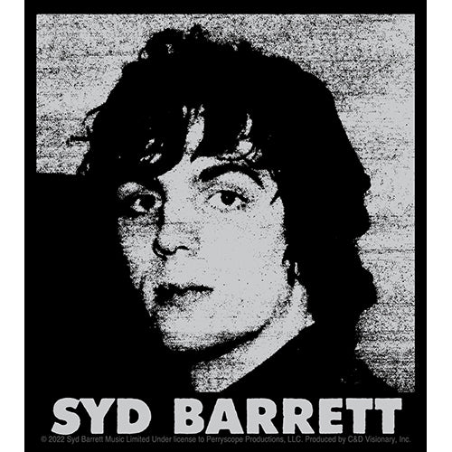 Syd Barrett Static Logo 4"x4.5" Sticker - 6 pc prepack
